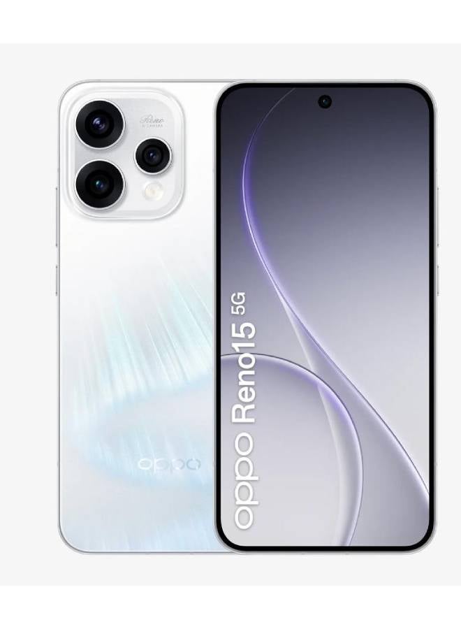 Reno 15 Dual Sim 5G- Middle East Version Aurora White