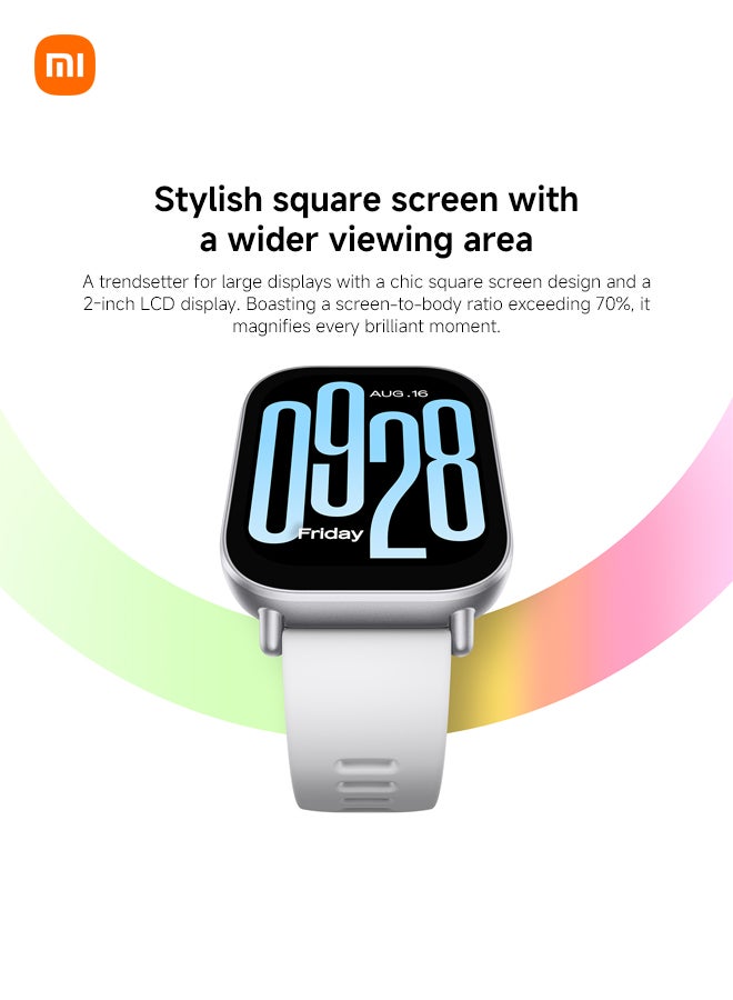 Redmi Watch 5 Active - Budget-Friendly Smartwatch with 2" LCD Display, Fitness Tracking And 18 Days Battery Life