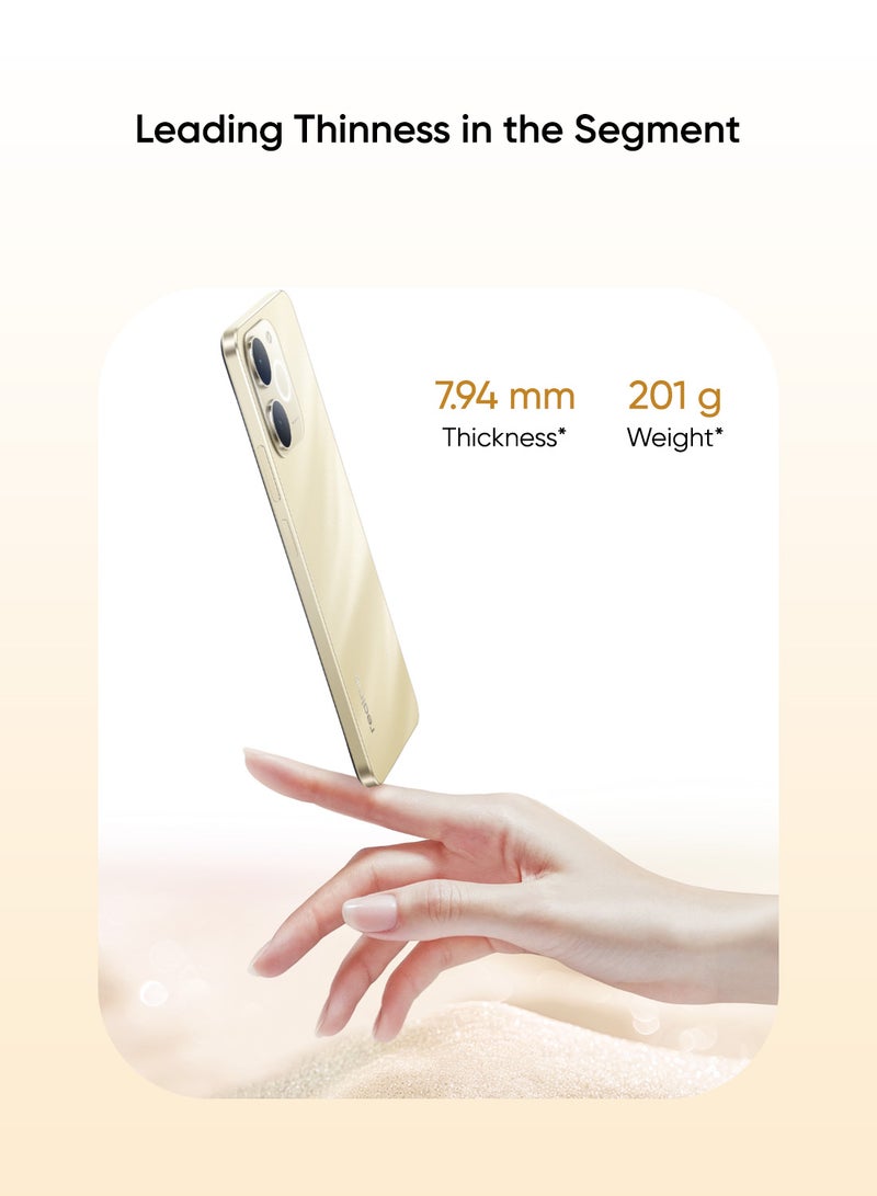Note 70 Dual SIM Beach Gold 4GB RAM 128GB 4G - Middle East Version — 4