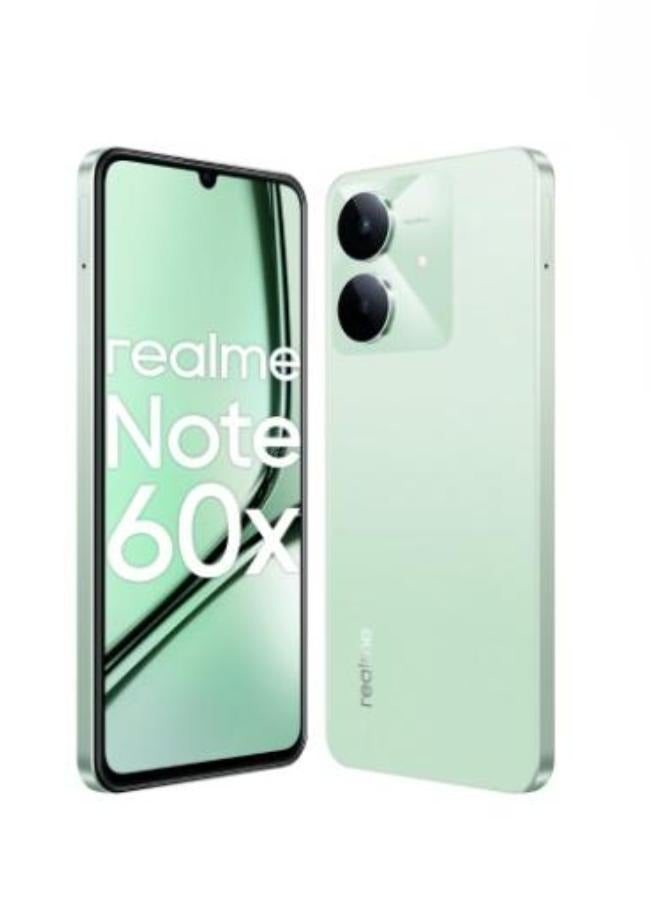 نوت 60 إكس، شبكة 4G، شريحتين، لون أخضر بري، ذاكرة عشوائية 4 جيجابايت، سعة 128 جيجابايت - نسخة الشرق الأوسط — 3