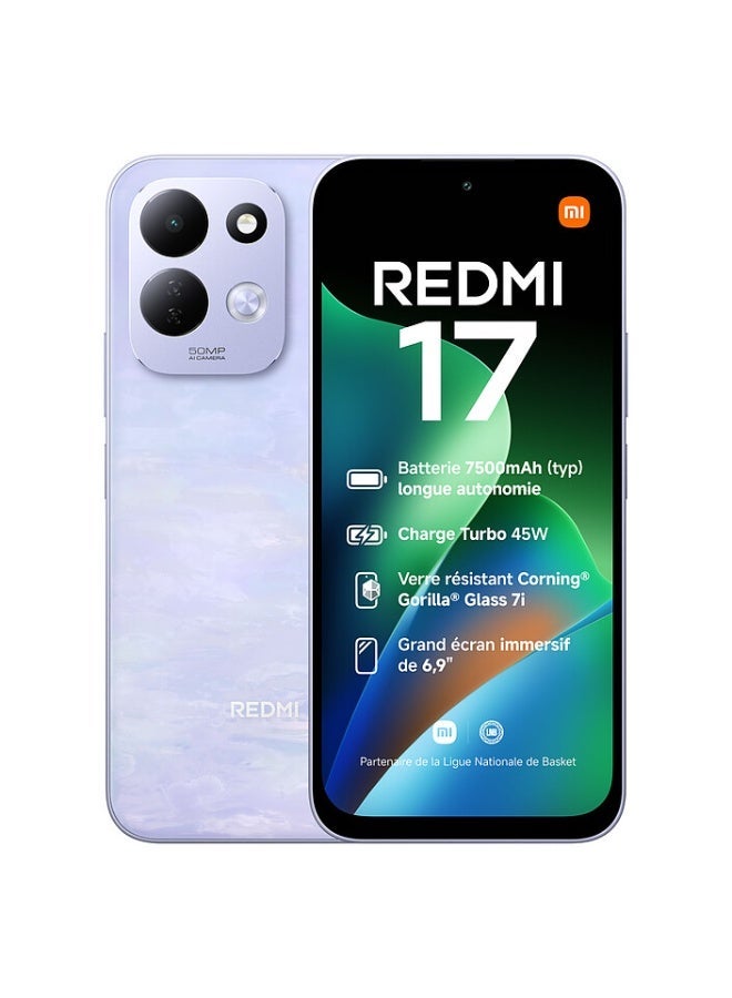 Redmi 17 Dual SIM 4G - Middle East Version Lotus Purple
