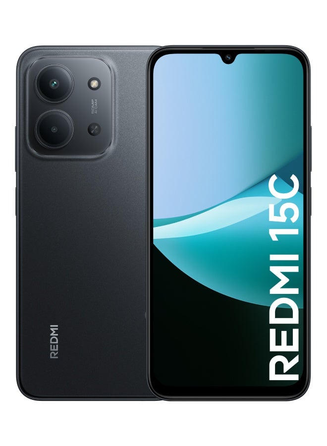 Redmi 15C Dual SIM 4G - Middle East Version Marble Black