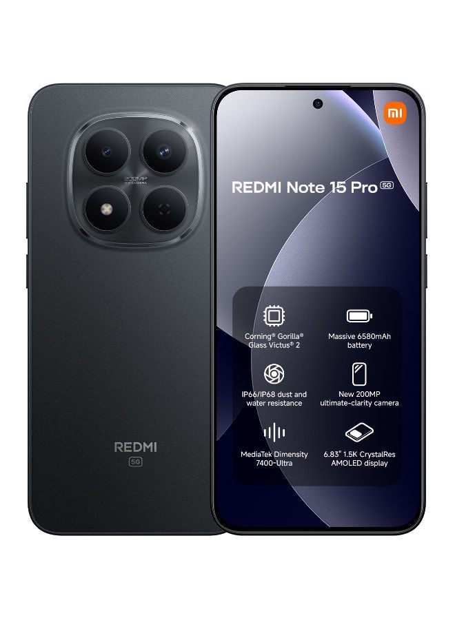 Redmi Note 15 Pro Dual SIM 5G - Middle East Version